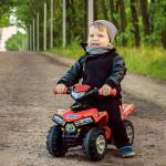 Quad Giocattolo per Bambini con 4 Ruote Clacson Musica Luci