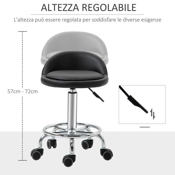 Altezza Regolabile e Rivestimento Similpelle PU