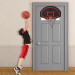 Canestro Basket a Muro con Tabellone - Nero