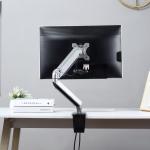 Supporto Monitor da 13-32'' in Alluminio Regolabile in Altezza e Inclinazione