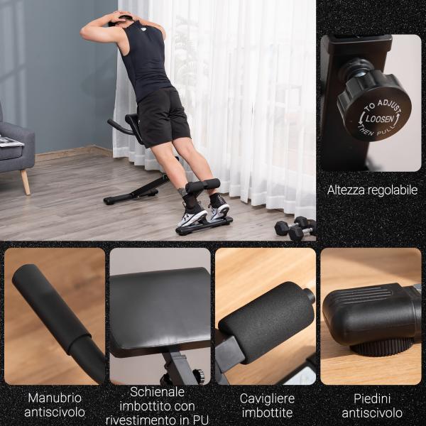 Panca Fitness con Altezza Regolabile