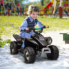 Quad per Bambini Elettrico con Batteria Ricaricabile 6V - Nero