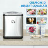 Gelatiera da 1.5L in Acciaio per Gelati, Yogurt e Milkshake