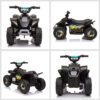 Quad per Bambini Elettrico con Batteria Ricaricabile 6V - Nero