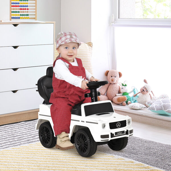 Macchina a Spinta modello Mercedes-Benz G350 per Bambini, Bianco