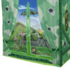 Tenda Gioco Mimetica per Bambini 3+ Anni per Interno e Esterno Verde 93x69x103cm