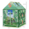 Tenda Gioco Mimetica per Bambini 3+ Anni per Interno e Esterno Verde 93x69x103cm