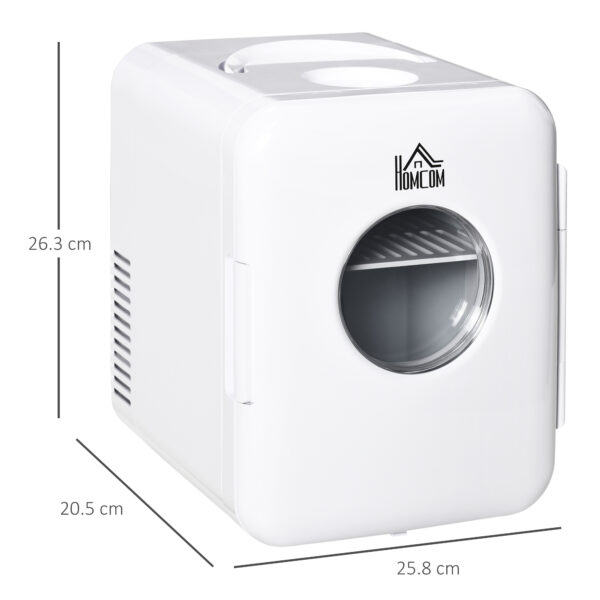 Frigo Portatile da 60W con Capacità 4L, Divisore Removibile e Maniglia