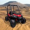 Macchina Elettrica per Bambini 3-8 Anni Quad Elettrico Mini Rosso e Nero