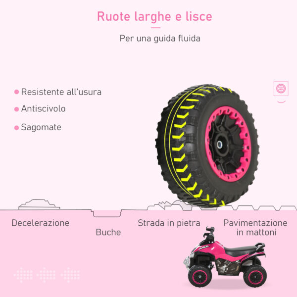 Quad per Bambini Cavalcabile a Spinta con Luci e Suoni, 18-36 Mesi