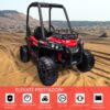 Macchina Elettrica per Bambini 3-8 Anni Quad Elettrico Mini Rosso e Nero