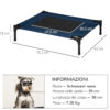 Brandina per Cani in Tessuto Traspirante Impermeabile per Cani fino 30kg 76x61x18cm