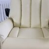 Poltrona Relax Alzapersone con Telecomando, Reclinabile con Poggiapiedi color Crema Beige