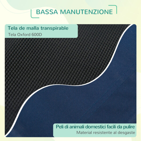 Brandina per Cani in Tessuto Traspirante Impermeabile per Cani fino 30kg 76x61x18cm