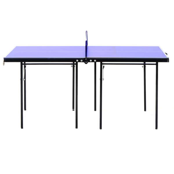 Tavolino da Ping Pong Pieghevole in Legno MDF 153 x 76.5 x 67cm Blu e Nero