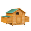 Pollaio Gabbia per Galline da Giardino Impermeabile in Legno 150x100x96.5 cm