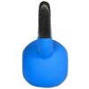 Kettlebell 8 kg per Allenamento Bicipiti e Spalle in Metallo e Neoprene, 18x11x20cm, Blu