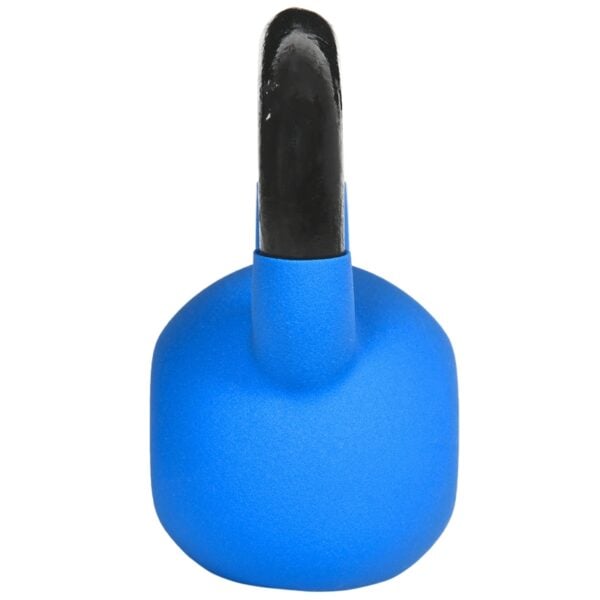 Kettlebell 8 kg per Allenamento Bicipiti e Spalle in Metallo e Neoprene, 18x11x20cm, Blu