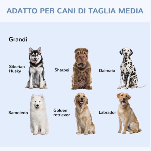 Gabbia Pieghevole per Cani e Gatti, Trasportino in Acciaio con Doppia Apertura, 121x77x82 cm, Nero