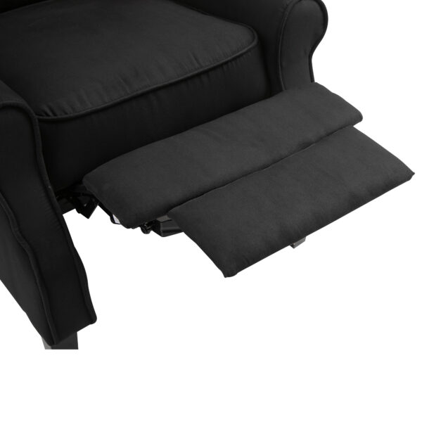 Poltrona Massaggiante Relax Reclinabile Funzione Riscaldante Telecomando 78 × 84 × 101cm Nero