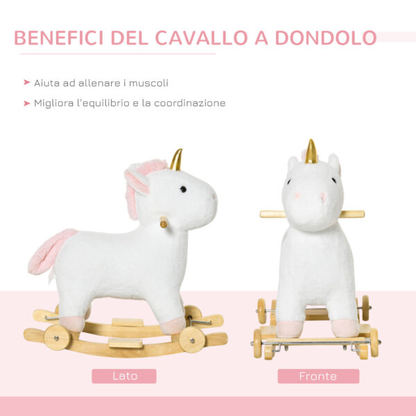 Cavallo a Dondolo - Bianco