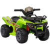 Quad Elettrico per Bambini con Batteria Ricaricabile 6V Età 18-36 Mesi - Verde