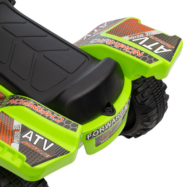 Quad Elettrico per Bambini con Batteria Ricaricabile 6V Età 18-36 Mesi - Verde