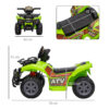 Quad Elettrico per Bambini con Batteria Ricaricabile 6V Età 18-36 Mesi - Verde