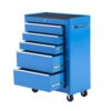 Carrello Porta Utensili da Officina con Cassettiera Azzurro 61.5 x 33 x 85cm