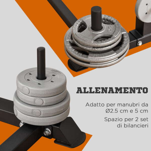 Power Tower Multifunzione in Acciaio per Allenamento Completo del Corpo, 140x171x228 cm, Nero