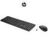 HP 230 Combo Tastiera e Mouse Wireless, fino a 1 anno di Autonomia, Digitazione Silenziosa, Tasti Scelta Rapida e 12 Funzioni, Tastierino Numerico, 1600 DPI, Rotella Scorrimento, Nera