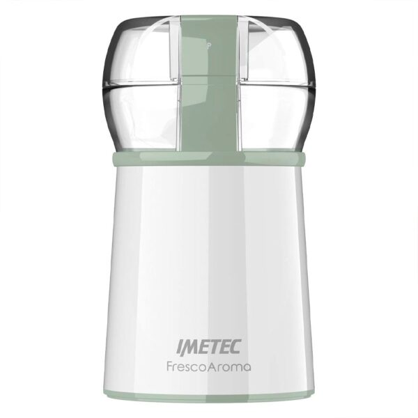 Imetec FrescoAroma Macina Caffè e Spezie Elettrico, Lame in Acciaio Inox, Contenitore Salva-Freschezza, Funzionamento a Impulsi, 150 W