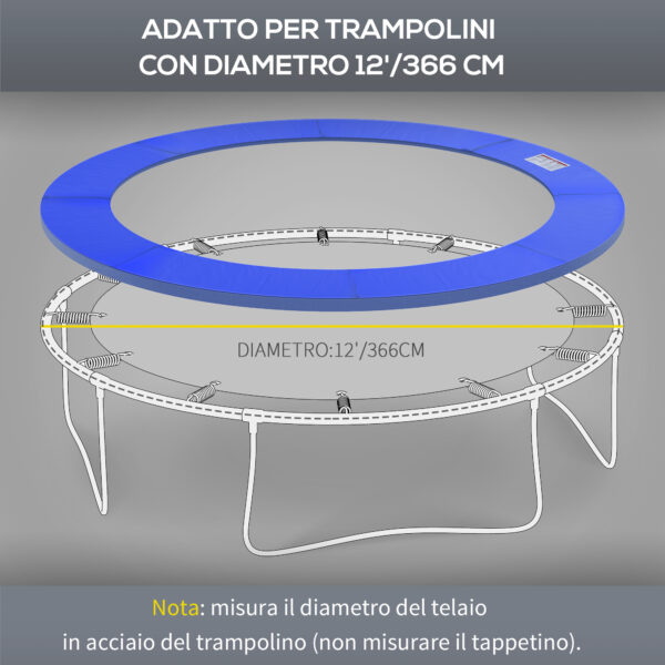 Copertura di Protezione per Trampolino Elastico（Ø366cm）