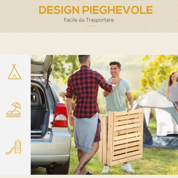 Set 2 Sdraio Pieghevoli da Esterno con Schienale Regolabile, Lettino Prendisole da Giardino in Legno Naturale, 195x59x30cm