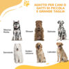 Cancellino di Sicurezza per Cani – Regolabile, in Acciaio Bianco, con Doppio Blocco, 77-105x120cm