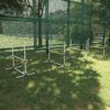 Set 4 Ostacoli Agility Dog per Addestramento Cani con Sacca di Trasporto